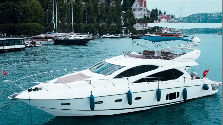 Bodrum yacht charter with clear blue sea.